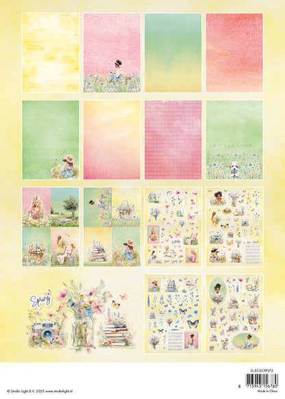 SL Die-Cut Designer Paper Pad Blooming Spring Essentials 28 SH