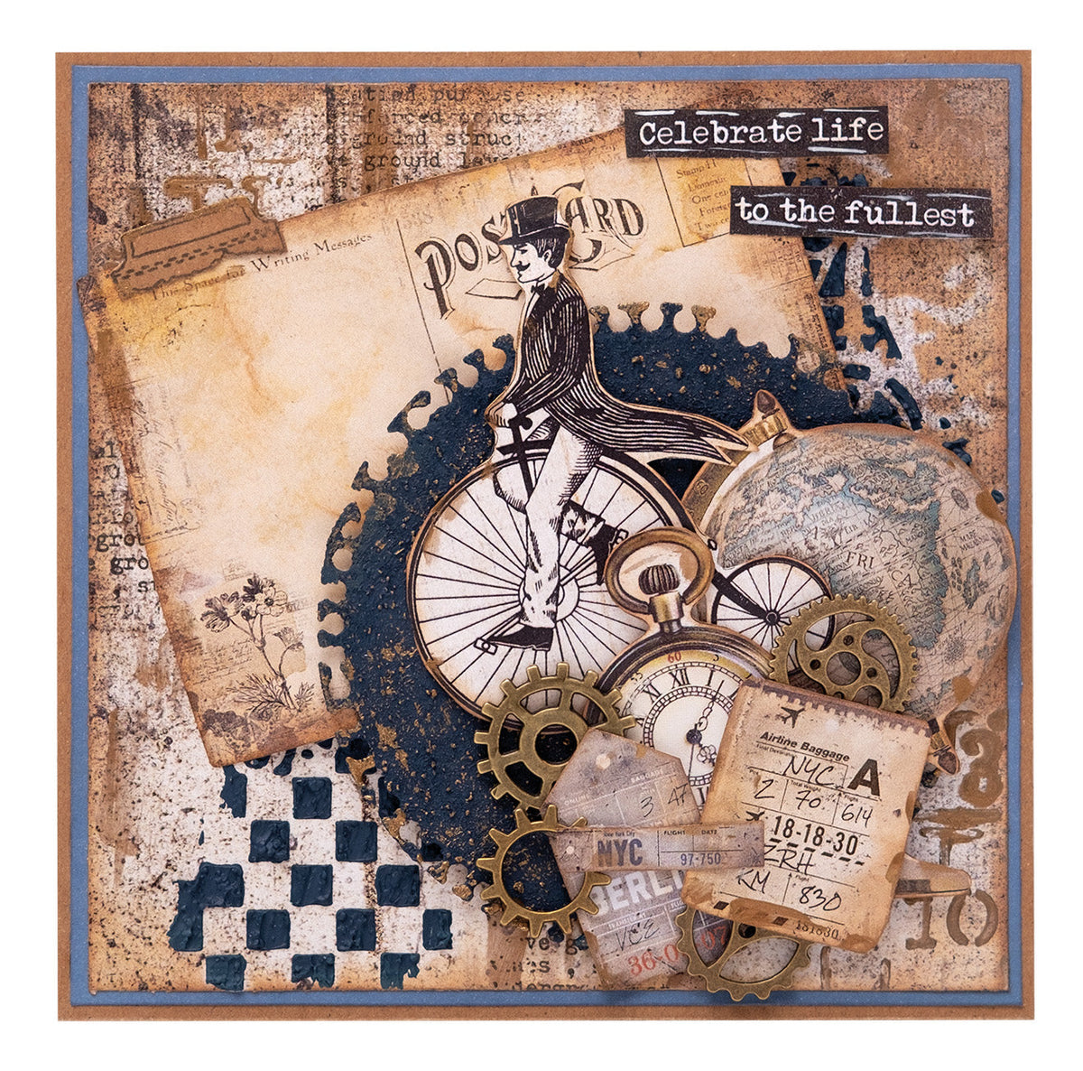 SL Mask Clocks & Grid Grunge Collection 1 PC