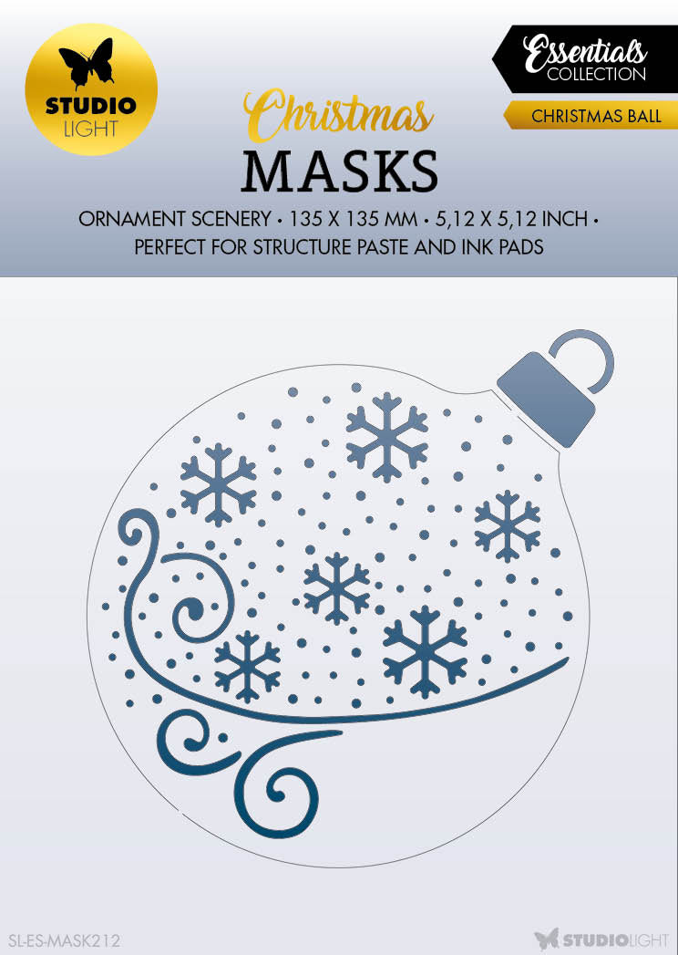 SL Masque Boule de Noël Essentiels 135x135x1mm 1 PC n°212