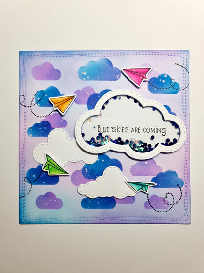 SL Masque Nuages Essentiels 135x135x1mm 2 PC n°262