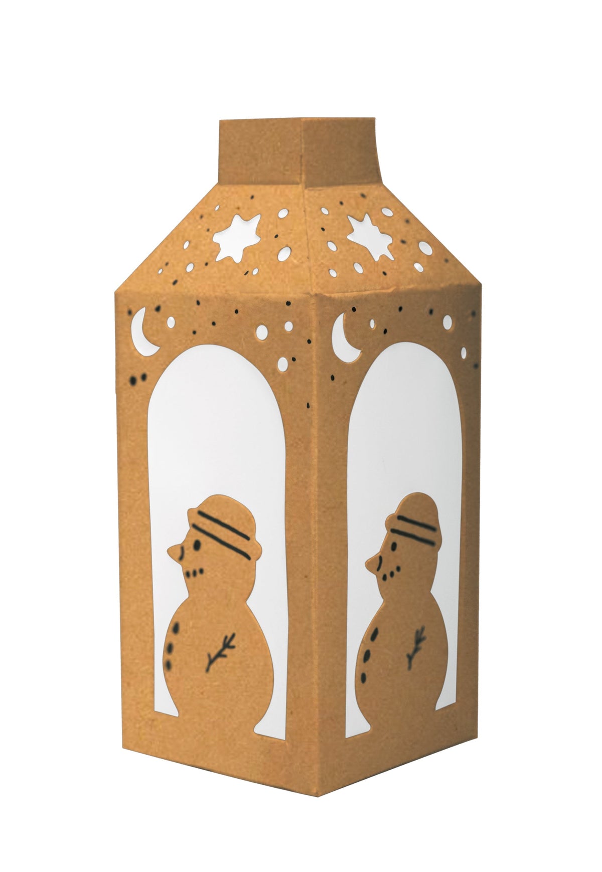 SL Die-Cut Paper Lanterns Snowman Essentials 10 Sheets