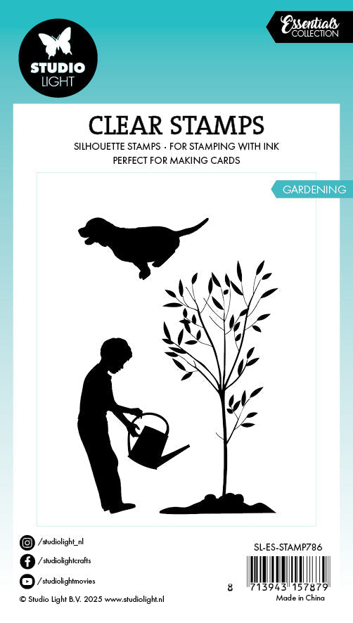 SL Tampon transparent essentiels de jardinage 3 pièces