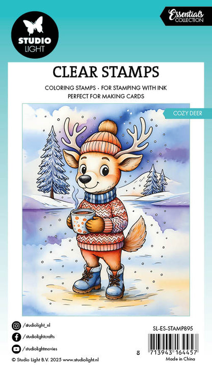 SL Clear Stamp Cozy Deer Essentials 74x105x1mm 1 Pieces