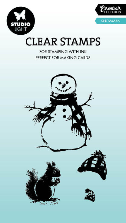 SL Clear Stamp Snowman Essentials 56x88x3mm 4 Pieces
