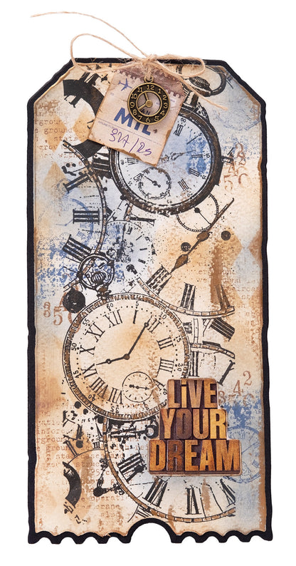 SL Cutting Die Tag Shapes Grunge Collection 6 PC