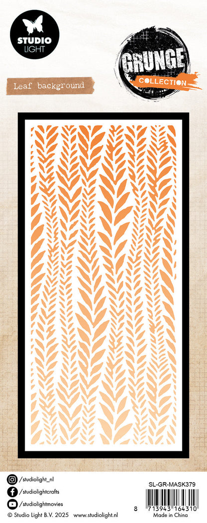 SL Mask Leaf Background Grunge Collection 100x150x1mm 1 Pieces
