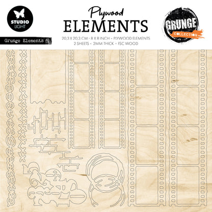 SL Plywood Elements Grunge Elements Grunge Collection 2 PC