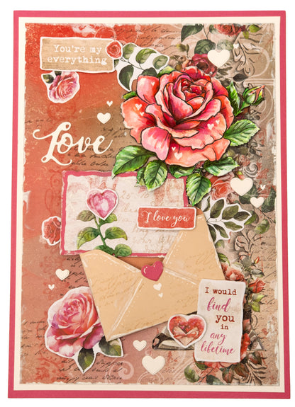 SL Tampons Transparents Motifs de Bordure Amour de ma Vie 3 p.