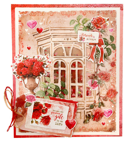 SL Tampons Transparents Motifs de Bordure Amour de ma Vie 3 p.