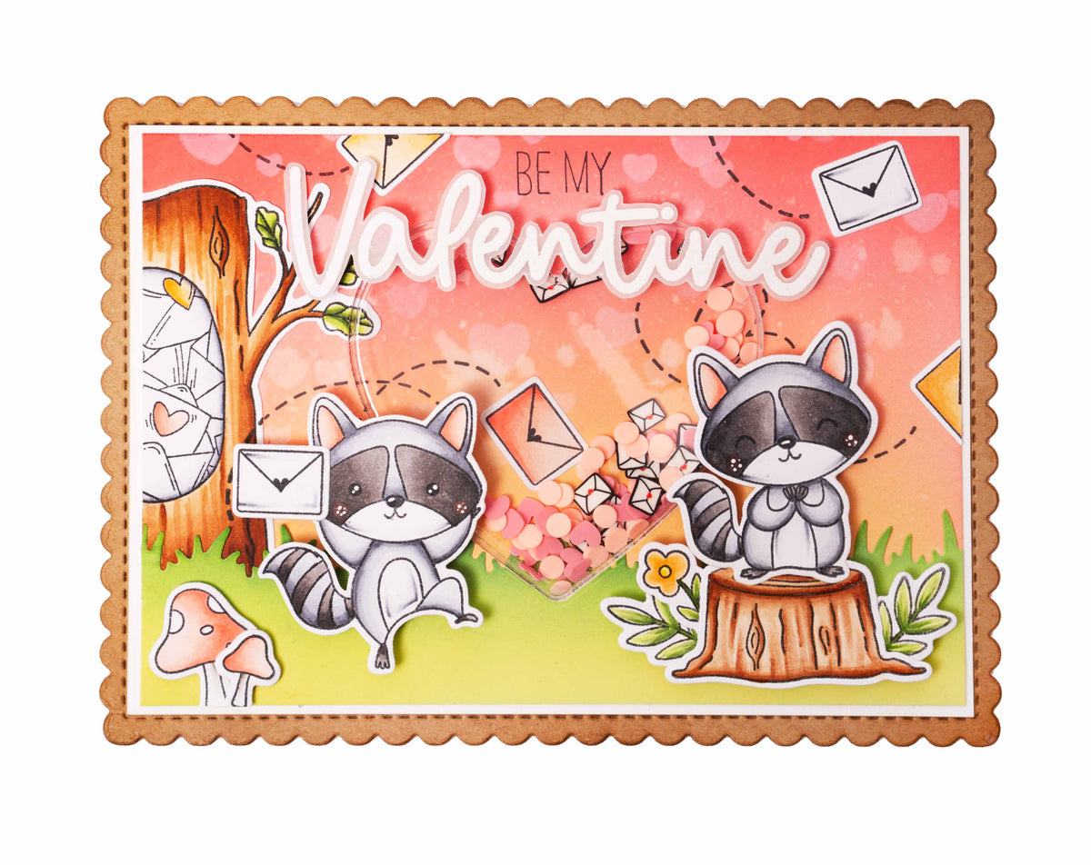 SL Stamp & Cutting Die Forest friends Sweet Stories 152x220x3mm 17 PC nr.75