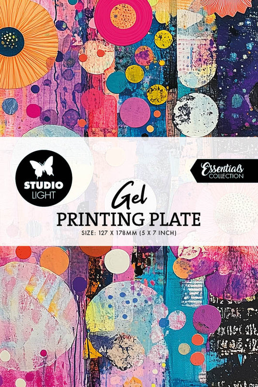 SL Gel Printing Plate 5x7 inch Tools 100x150x10mm 1 Piece