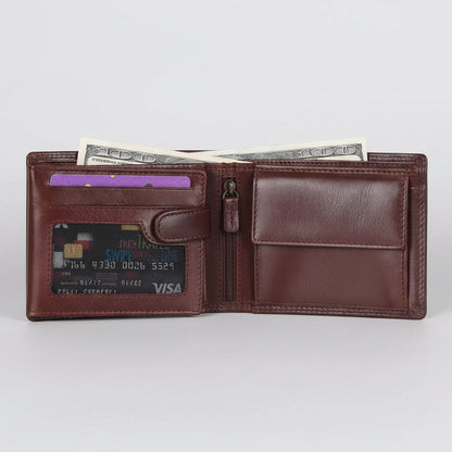 Porte-monnaie pliant double MET pour homme