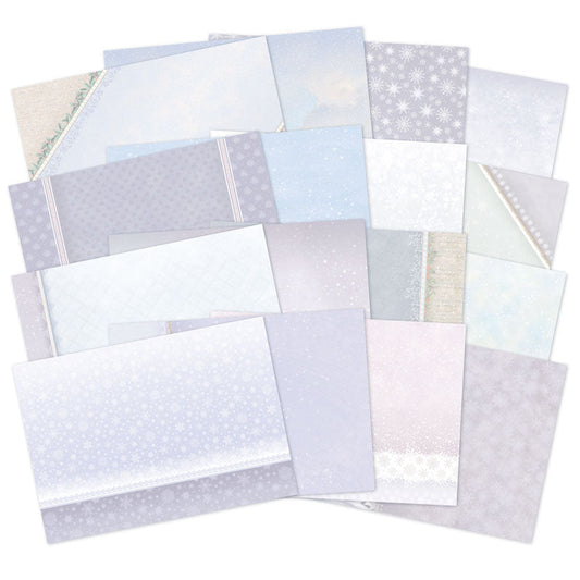 Encarts de cartes de luxe Jours enneigés