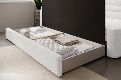 Canapé convertible Fabillo - Blanc nacré