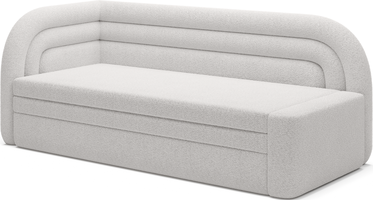 Canapé convertible Fabillo - Blanc nacré