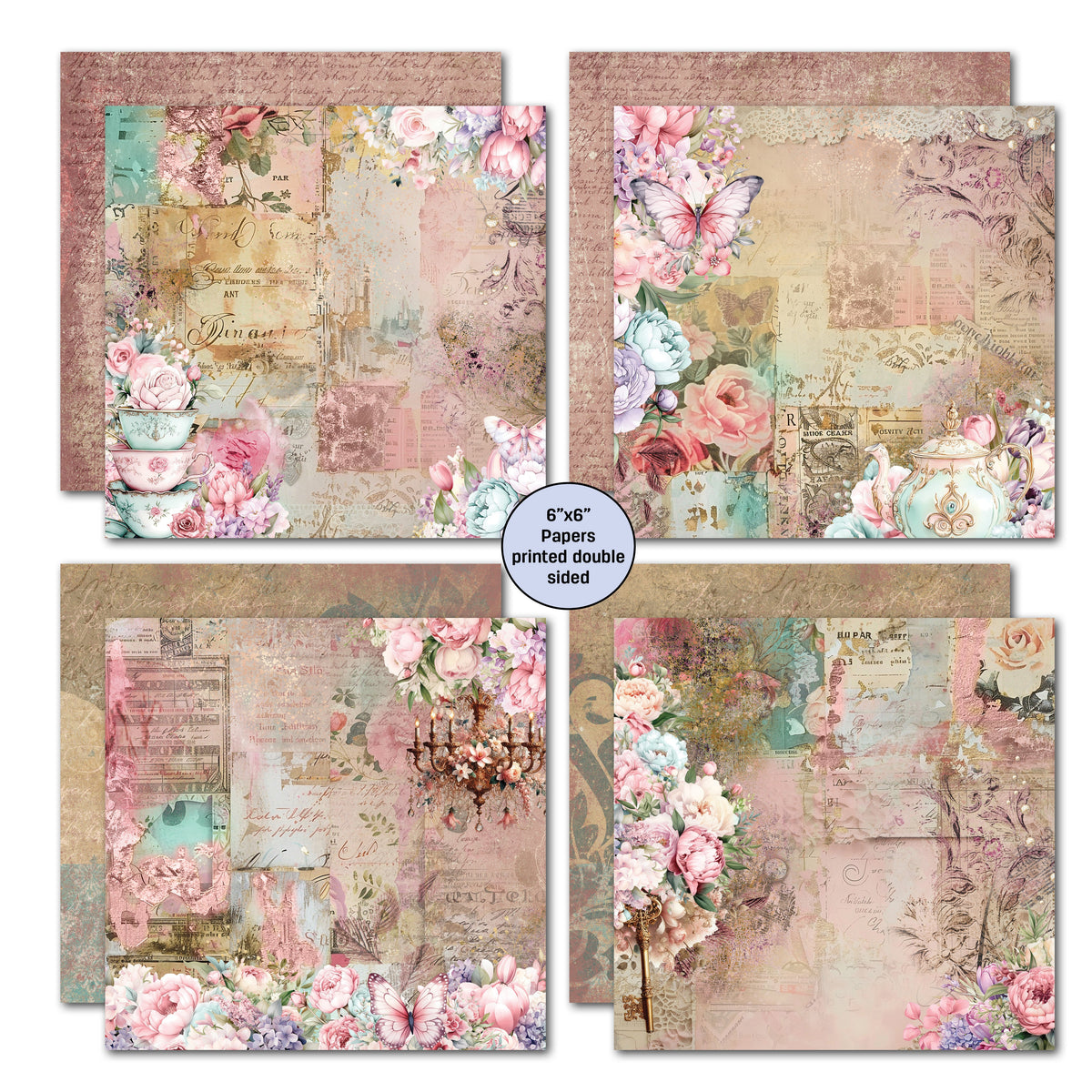 3Quarter Designs Positivi-Tea 6x6 Paper Pack
