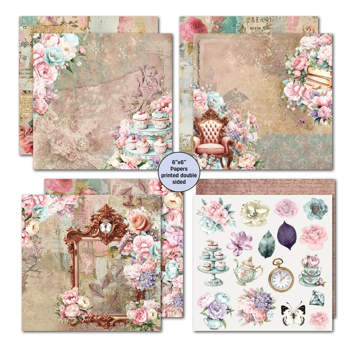 3Quarter Designs Positivi-Tea 6x6 Paper Pack