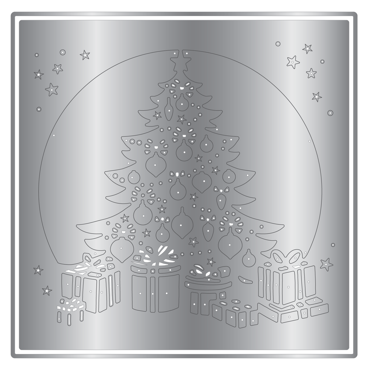 Sara Signature Une boîte à rêves de Noël, matrices en métal, pour créer une carte - Noël étincelant