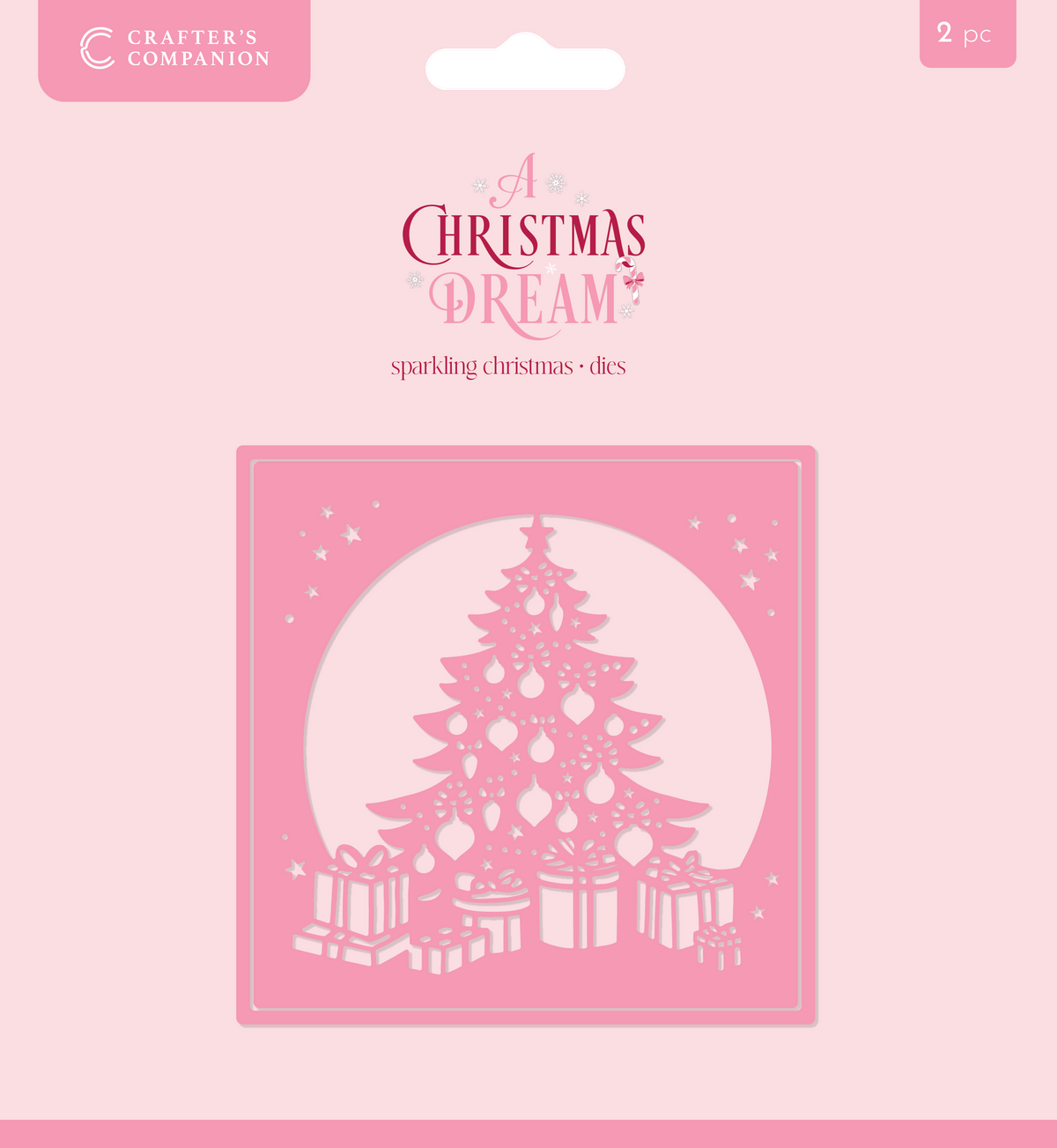 Sara Signature Une boîte à rêves de Noël, matrices en métal, pour créer une carte - Noël étincelant