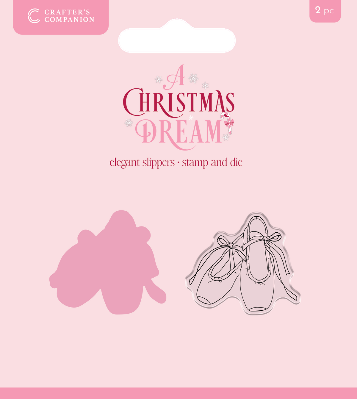 Sara Signature A Christmas Dream Stamp and Die - Elegant Slippers