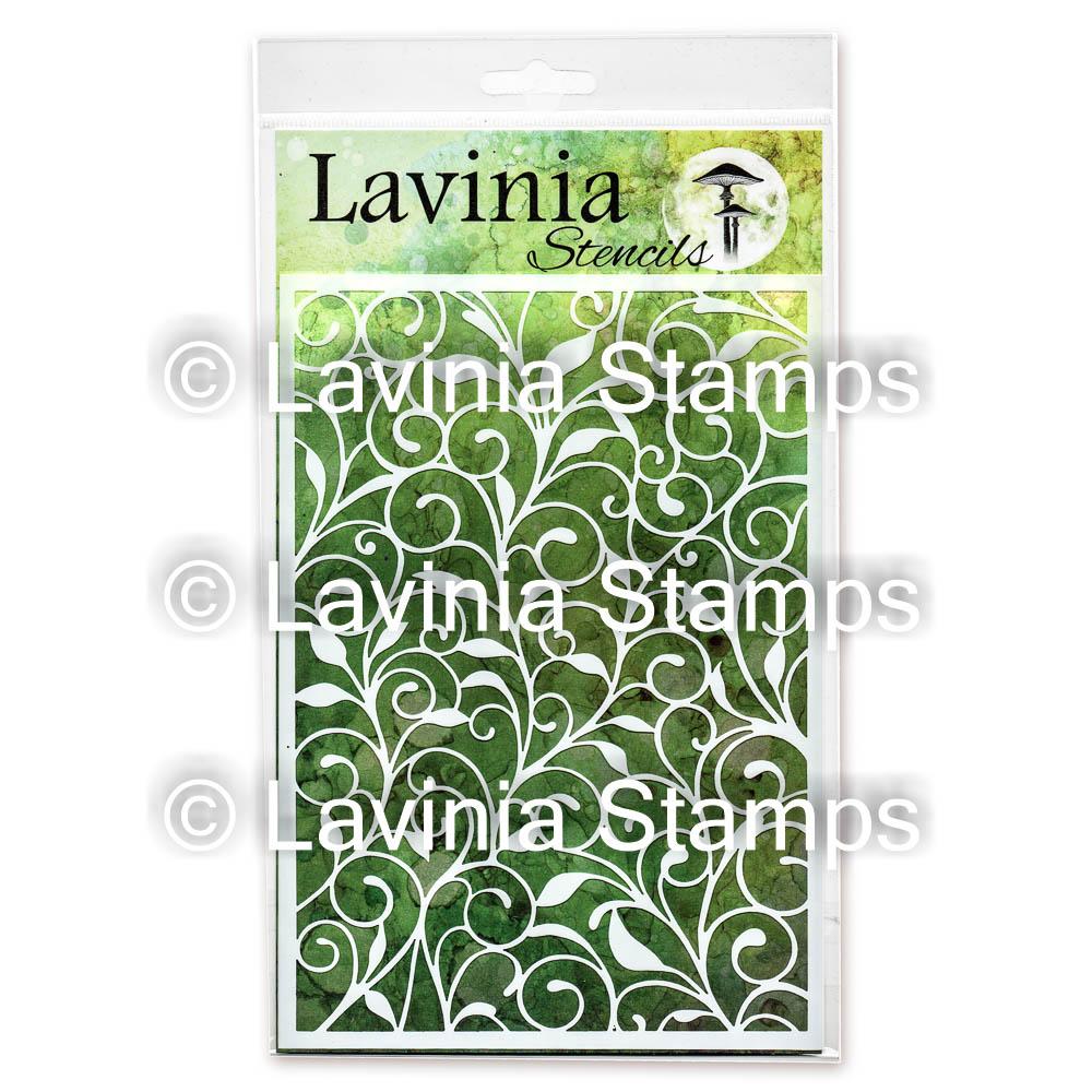 Lavinia Stencil - Sentiers de feuilles