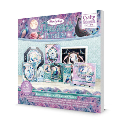 Blocs de papier Crafty Stash - Paradis des paons