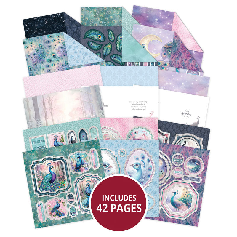Blocs de papier Crafty Stash - Paradis des paons