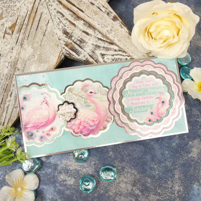 Blocs de papier Crafty Stash - Paradis des paons