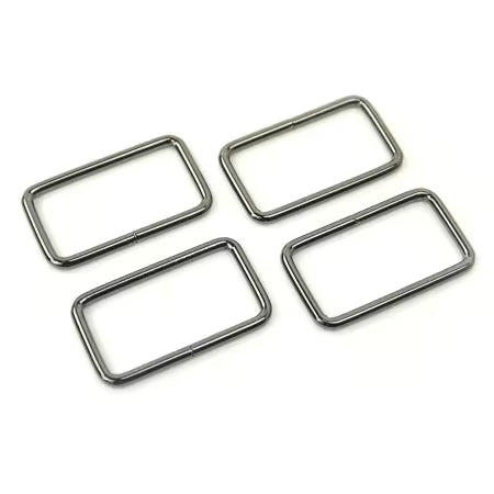 Sallie Tomato - Set of Four Rectangle Rings - 1.5"