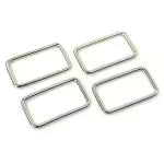 Sallie Tomato - Set of Four Rectangle Rings - 1.5"