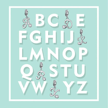 Classic 925 Sterling Silver Initial Necklace
