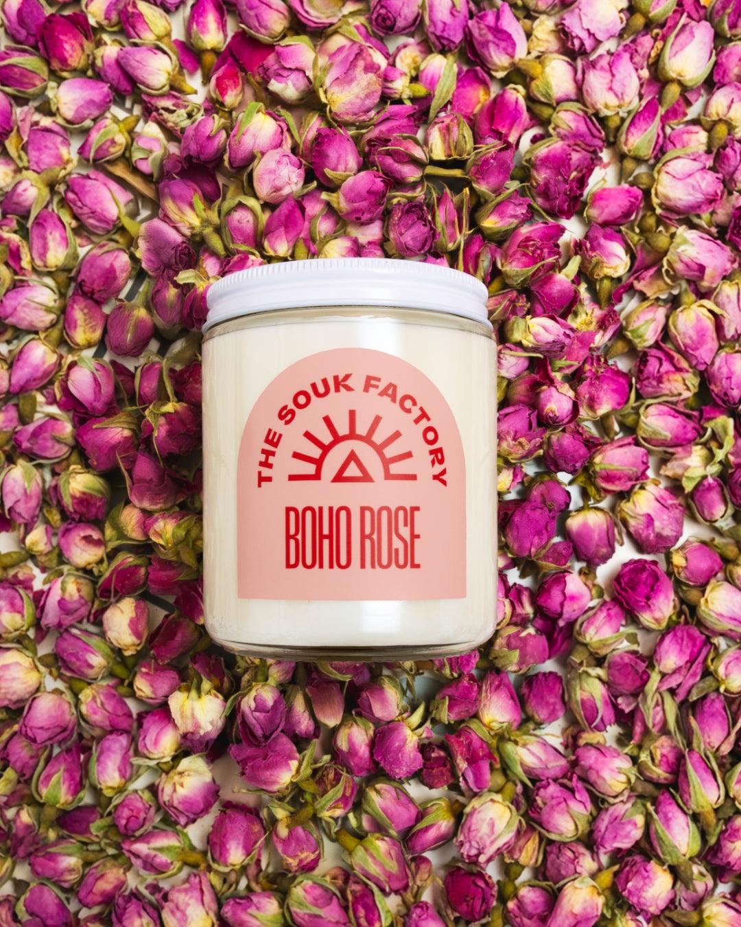 Bougie - Rose Bohème