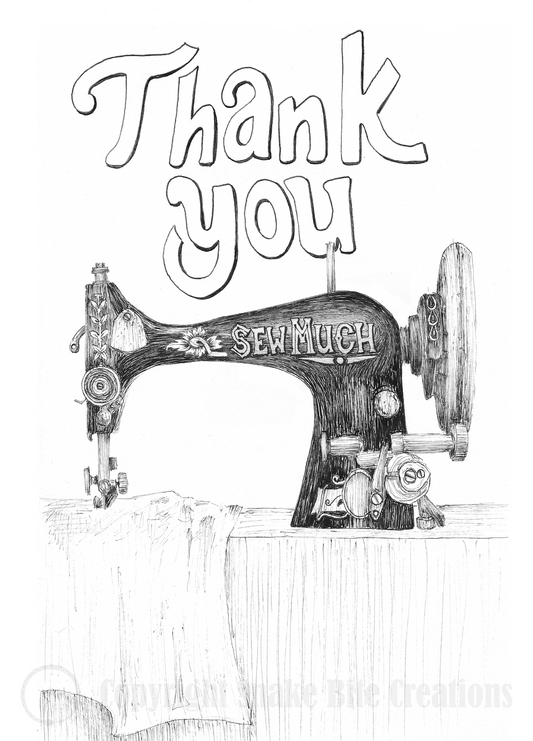 'Thank You Sew Much' Card