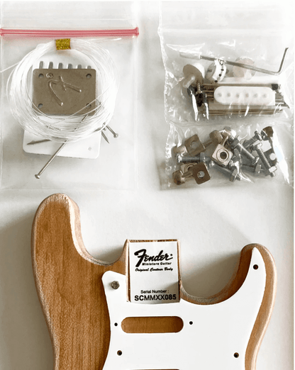 Miniature Guitar MODEL KIT - Fender™ Stratocaster™ - BUILD YOUR OWN - Officially Licensed