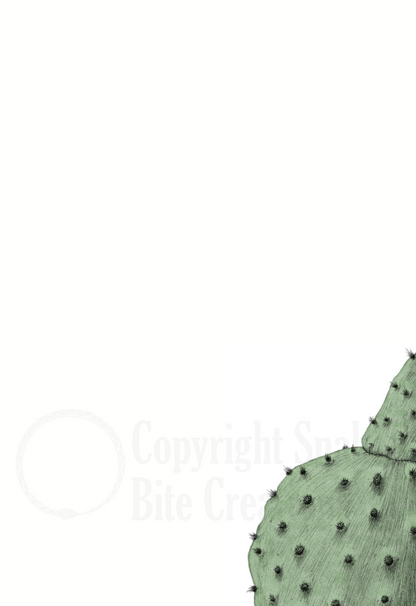 'Happy Birthday' Cacti Card