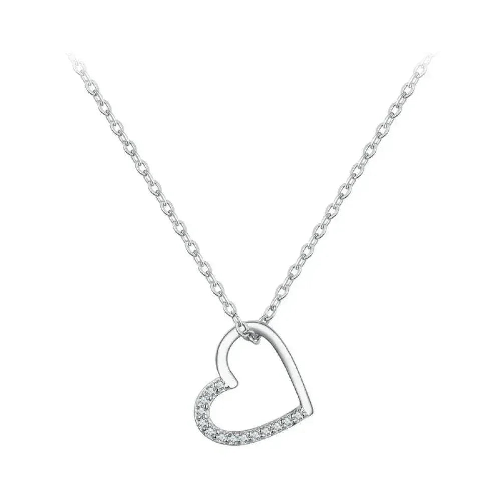 Collier à Chaîne en Argent Sterling 925 Véritable pour Femme - Bijoux Fins 46 cm