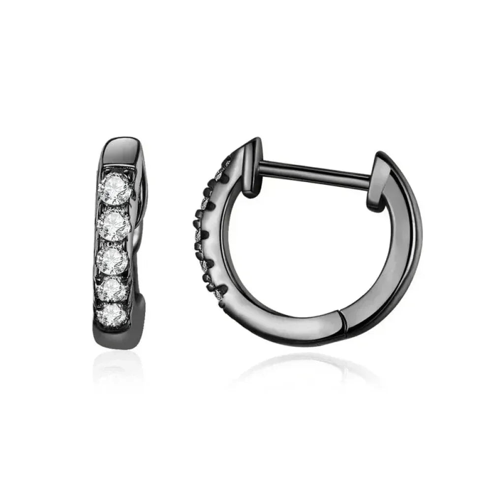 Superbes petites boucles d'oreilles créoles en argent sterling 925 - Chic et intemporel