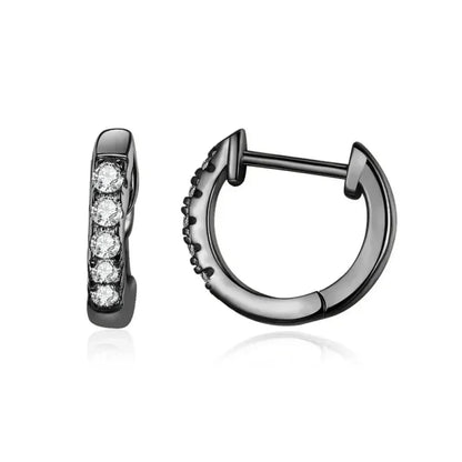 Superbes petites boucles d'oreilles créoles en argent sterling 925 - Chic et intemporel