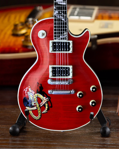 Slash Signature Red Snakepit Miniature Guitar Replica Collectible