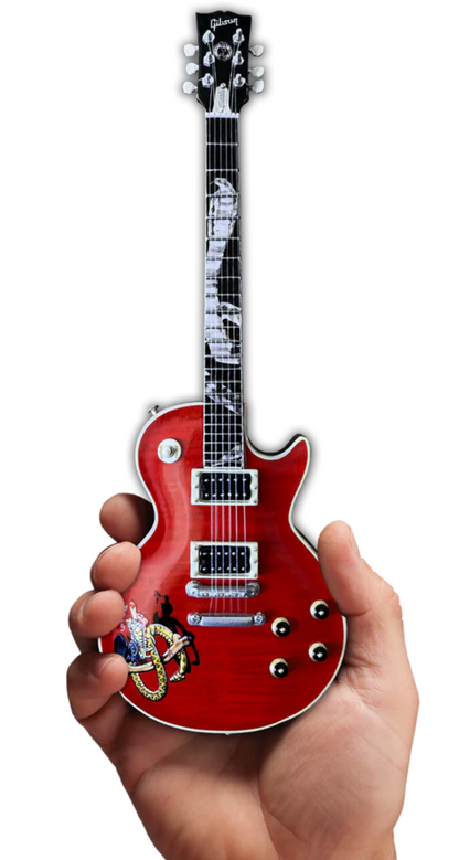 Slash Signature Red Snakepit Miniature Guitar Replica Collectible