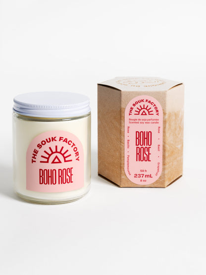 Bougie - Rose Bohème