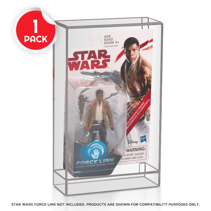 Star Wars Force Link Figurine EVORETRO Clear Acrylic Display Case - Pack of 1