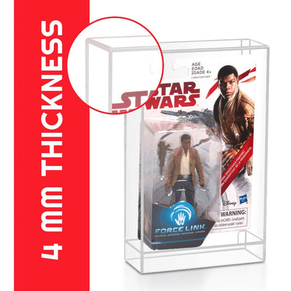 Star Wars Force Link Figurine EVORETRO Clear Acrylic Display Case - Pack of 1