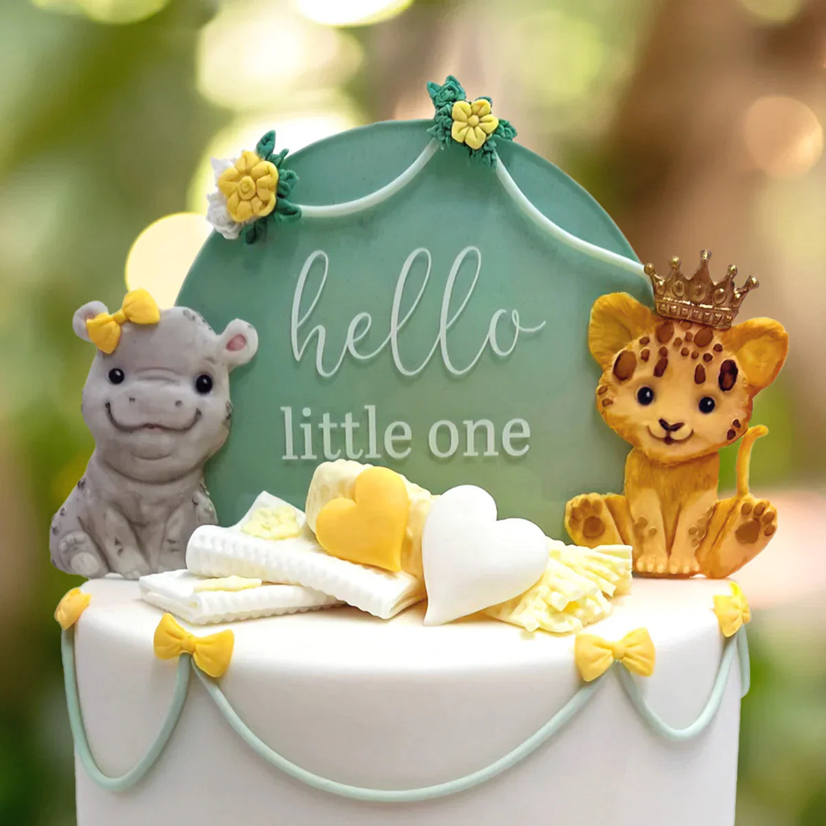 Sweet Safari Hippo Silicone Mould