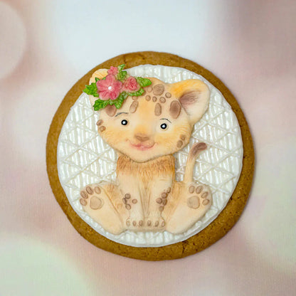 Sweet Safari Lion Cub Silicone Mould