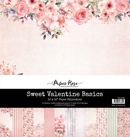 Sweet Valentine Basics 12x12 Paper Collection 33342