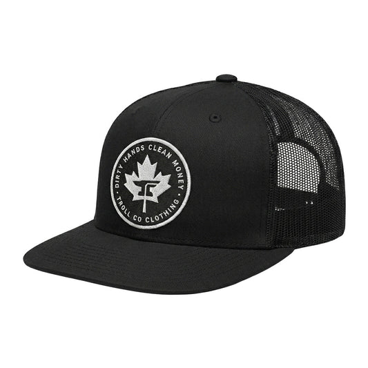DHCM Anvil Leaf Flat-Brim Trucker Hat