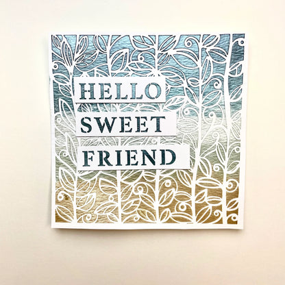 The Crafters Workshop Full Sheet of Good Words