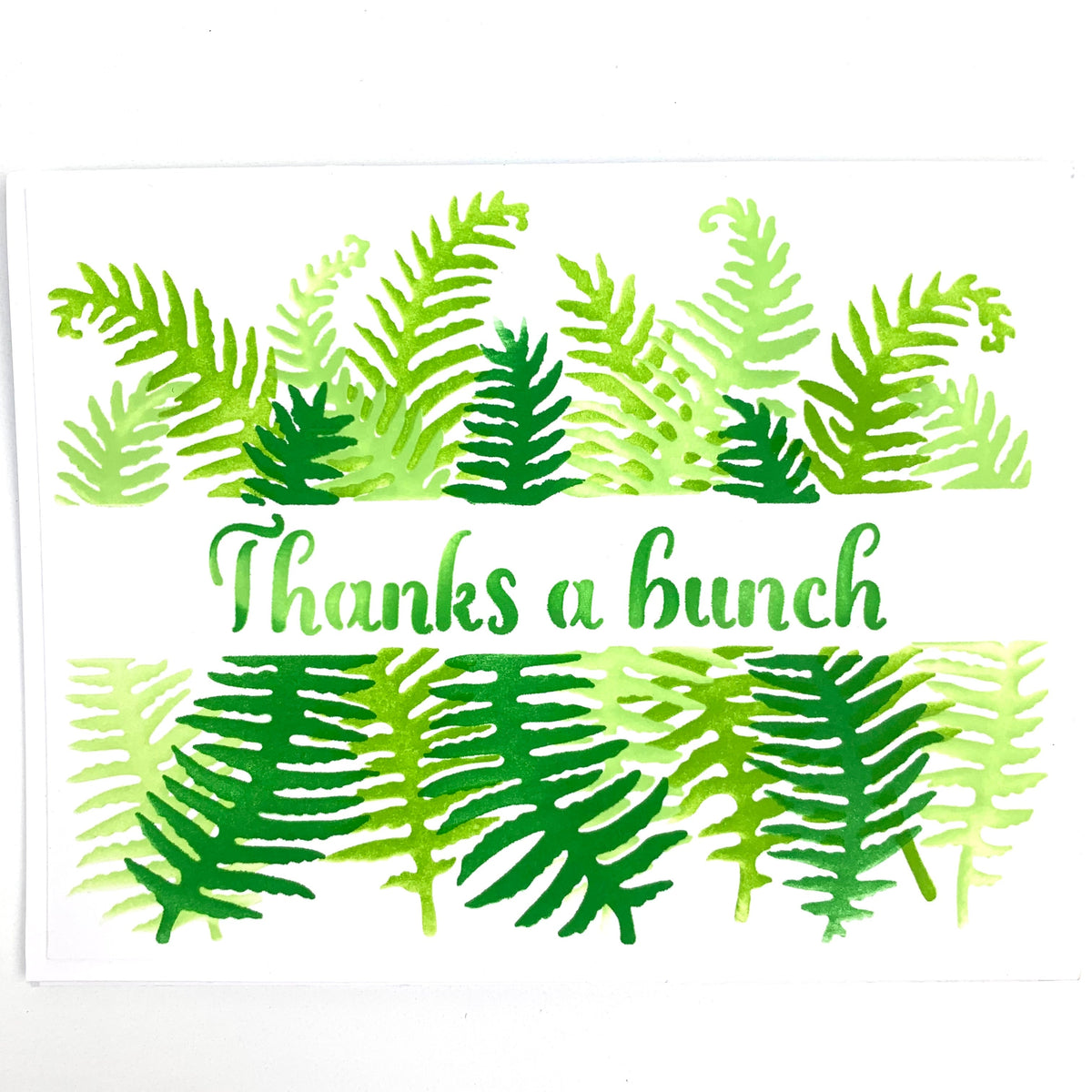 The Crafters Workshop Layered Fern Banner