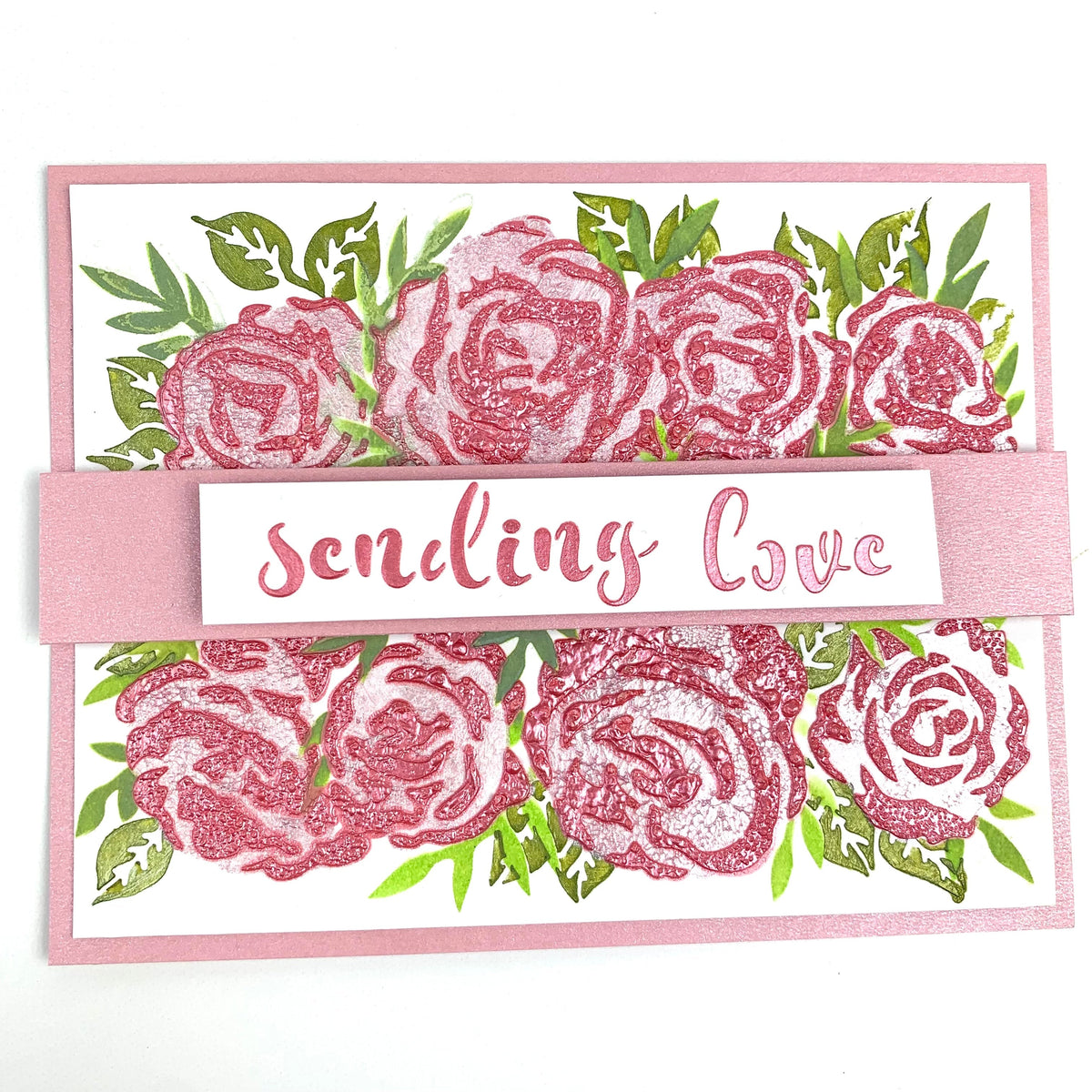 The Crafters Workshop Layered Rose Banner